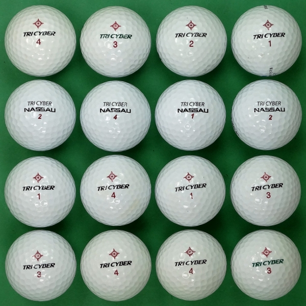 그린피플,낫소 트라이사이버 3피스 A급 로스트볼 16개