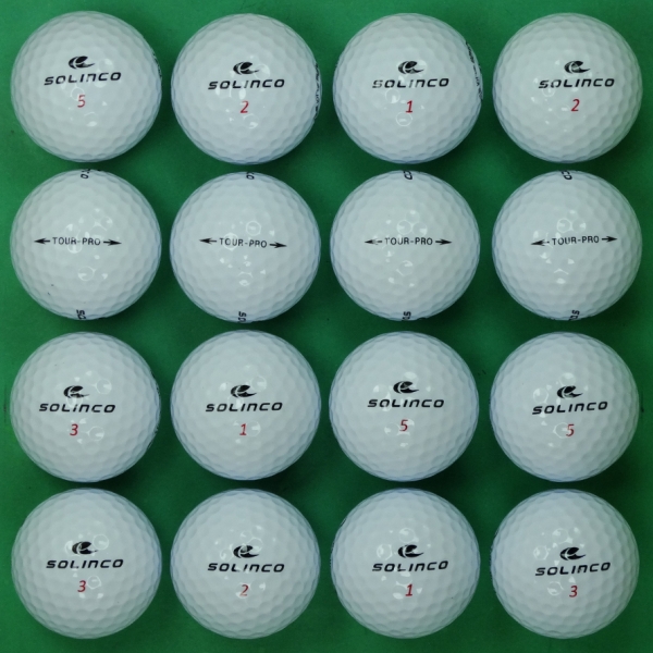 그린피플,솔린코 투어 프로 3피스 A급 로스트볼 16개
