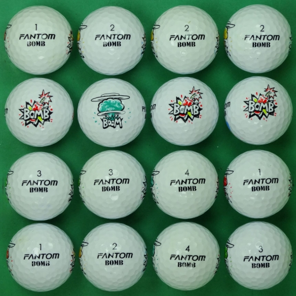 그린피플,팬텀 붐(BOMB) 3피스 A급 로스트볼 16개