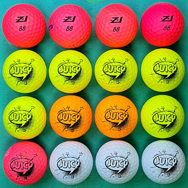 그린피플,제트원 쥬시 무광 컬러혼합 3피스 B+급 로스트볼 16개