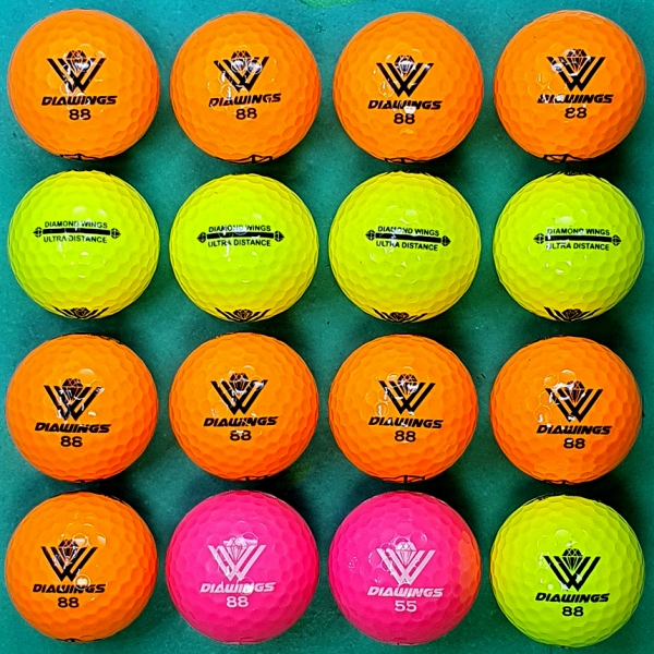 그린피플,다이아윙스 시리즈 2&3 컬러혼합 A급 로스트볼 16개