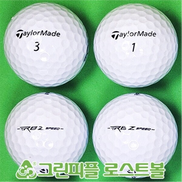 그린피플,테일러메이드 RBZ SPEED 화이트 3피스 A+급 로스트볼 16개