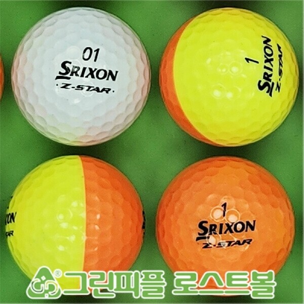 그린피플,스릭슨  Z 스타 디바이드 컬러혼합 3피스 A+급 로스트볼 16개