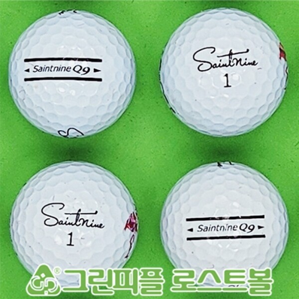 그린피플,세인트나인 Q9 화이트 3피스 A+급 로스트볼 16개