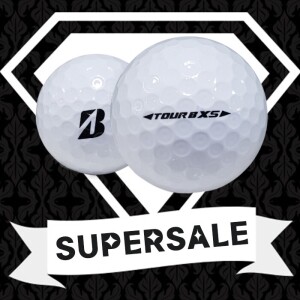 [SALE] 브리지스톤 TOUR B XS 화이트 3피스 B급 로스트볼 32개(16개X2팩)