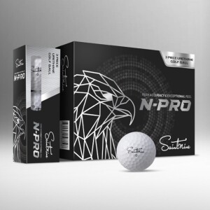 정품볼 세인트나인 N PRO 3피스 화이트 12구(1더즌)