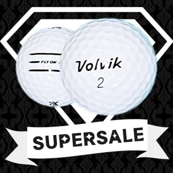 그린피플,[SALE] 볼빅 플라이 온(FLY ON) 화이트 3피스 B+급 로스트볼 32개(16개X2팩)