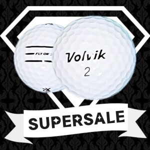 [SALE] 볼빅 플라이 온(FLY ON) 화이트 3피스 B+급 로스트볼 32개(16개X2팩)