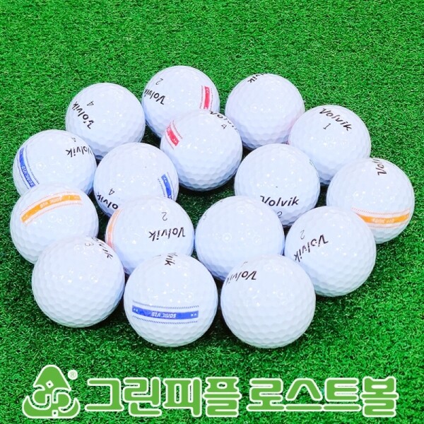 그린피플,볼빅 소닉 브이 (SONIC V) 시리즈 소프트트랙 2피스 A+급 로스트볼 16개