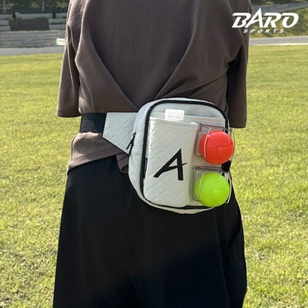 그린피플,그린피플 BARO 퀼팅 싱글 파크골프 힙색 파우치 2컬러