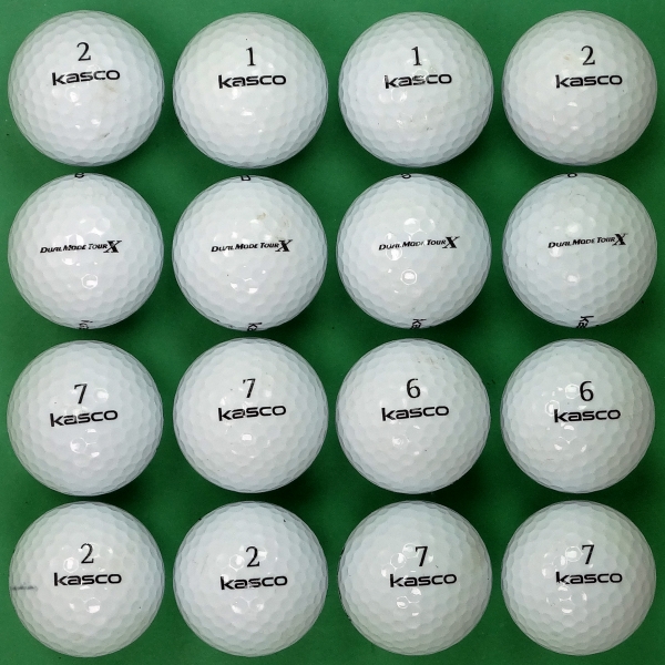 그린피플,카스코 듀얼모드 투어X 4피스 B+급 로스트볼 16개