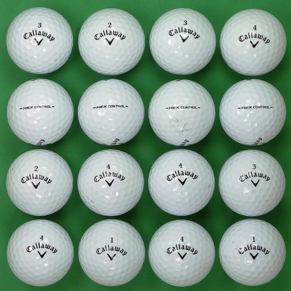 그린피플,캘러웨이 HX 컨트롤 3피스 A-급 로스트볼 16개